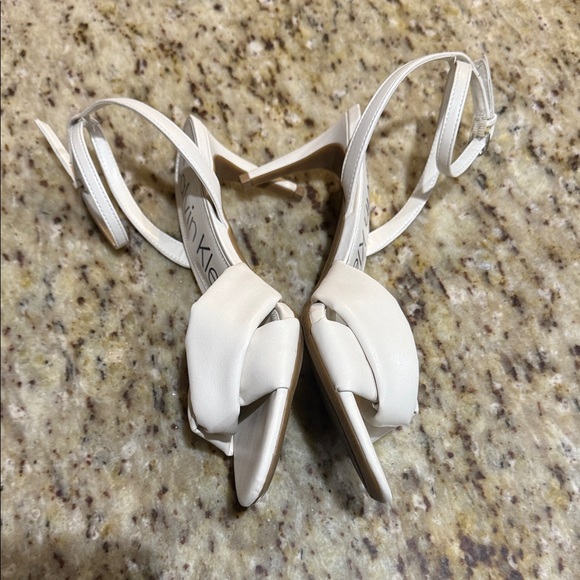 Calvin Klein White Heels - Picture 3 of 9